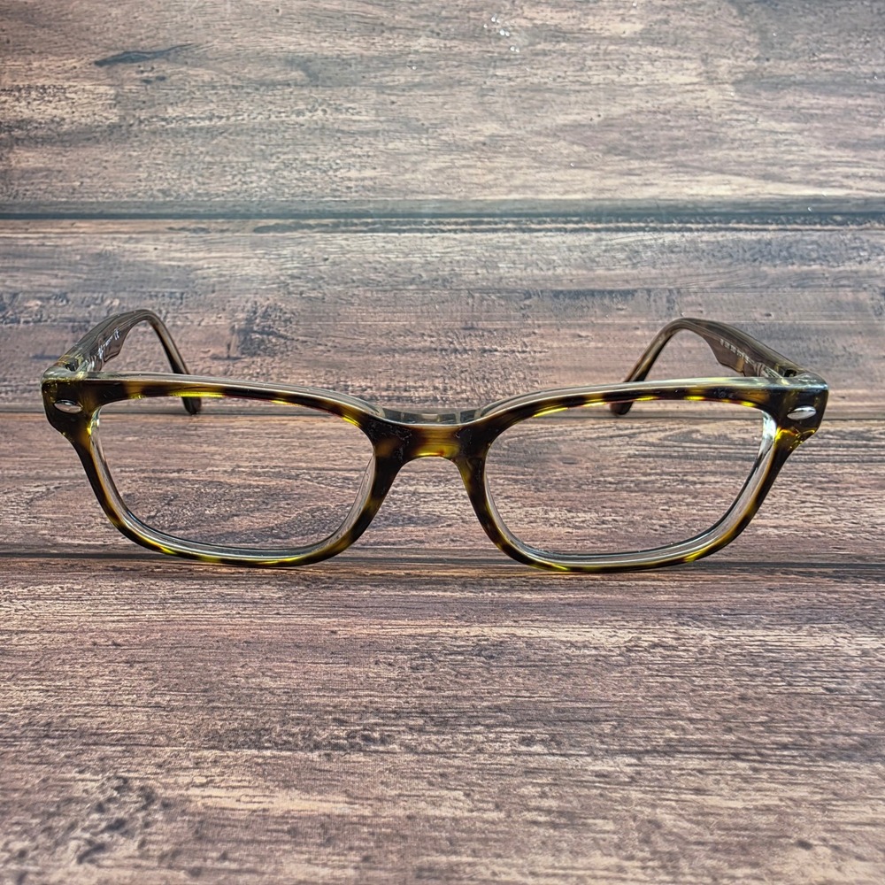 Ray-Ban RB 5286 5082 Tortoise Shell Rectangular Eyeglasses Frames 51-18-135